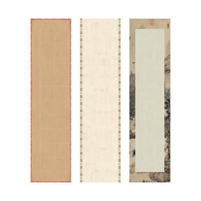 四尺对开七言五言20格28格软笔对联古诗毛笔宣纸书法作品专用纸     2包图5