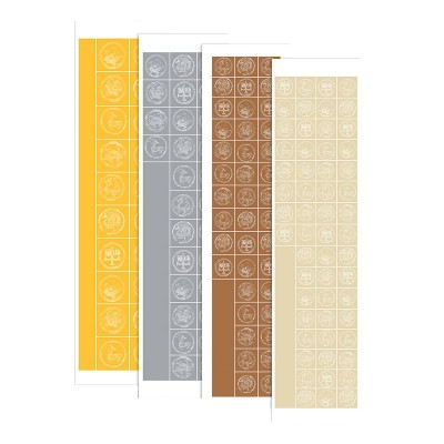 28格毛笔书法作品纸七言五言粉彩瓦当宣纸半生半熟四尺对开对联纸      2包图4