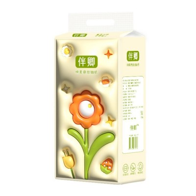 伴卿花开富贵悬挂式抽纸整箱10提每提1000张餐巾纸家用实惠底部抽图5