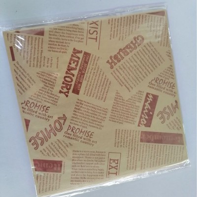 一次性防油斜口纸袋 三角手抓饼薯条小吃袋淋膜食品包装袋纸袋    10000个图5