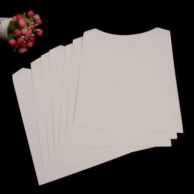 现货白卡纸冲圆A4服装卡纸T恤包装白卡纸硬纸板批发250克到450克图2