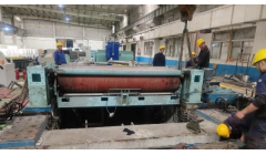 山东博汇PM1复卷机安装纪实：“快进键”下的壮丽篇章