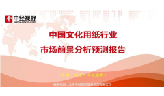 中国文化用纸行业市场前景分析预测报告