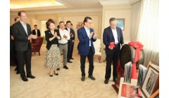 中国侨联党组书记、主席万立骏率团访问金光集团雅加达总部