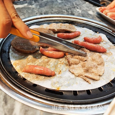 厂家直售烤肉纸烘焙纸烧烤纸吸油纸烤盘纸空气炸锅专用纸可剪裁