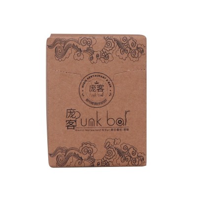 新款批发方形牛皮纸盒卫生抽纸 餐厅原生木浆无香餐巾纸定制logo图5