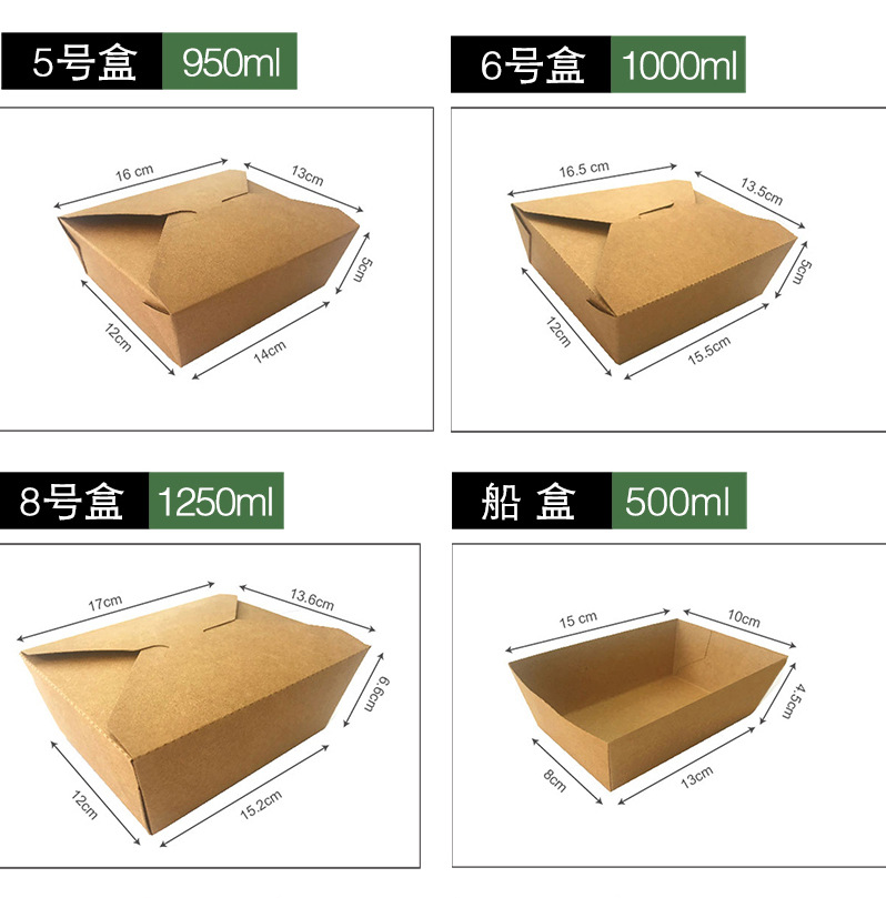 纸盒尺寸所有图2