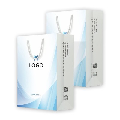 定制白卡纸袋 服装店手提袋 礼品袋高级感纸袋定制图2