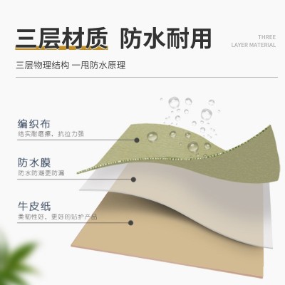 图书包装牛皮纸编织布 钢材防潮包装双层淋膜牛皮纸复合布图2