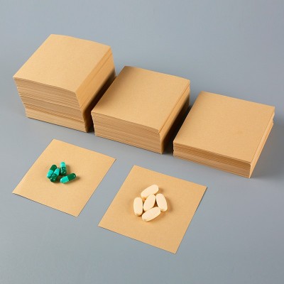 定制西药纸加厚50克80g10*10cm小包装诊所药房西药包药纸白纸图2