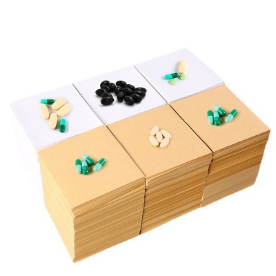 定制西药纸加厚50克80g10*10cm小包装诊所药房西药包药纸白纸图5