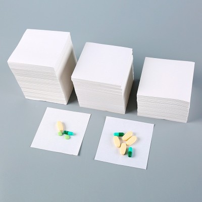 定制西药纸加厚50克80g10*10cm小包装诊所药房西药包药纸白纸图3