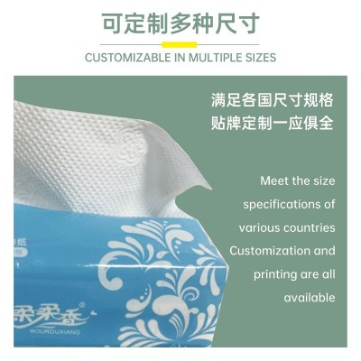 广告纸巾定制印logo软抽包装抽纸订做企业宣传礼品贴牌代加工生产图2