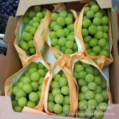 阳光玫瑰葡萄纸袋提子外包装一次性晴王透气纸套袋夏黑葡萄袋