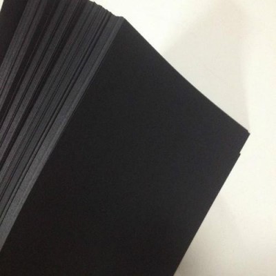 【兰博纸业】120g双面黑卡纸 全黑透芯 可随时电联图2