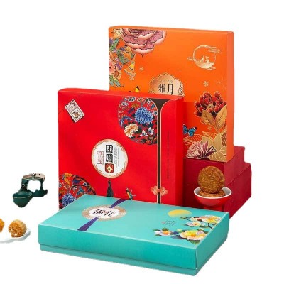 中秋月饼盒6粒8粒手提月饼包装盒送礼酒店月饼礼盒礼品盒厂家现货图5