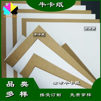 美牛进口涂布牛卡纸长纤维单面涂布白底面纯木浆牛卡冷冻品外包装图3