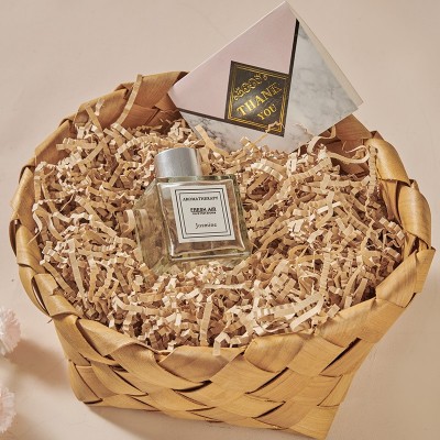 厂家批发木色褶皱牛皮纸无粉尘礼品盒填充物礼品包装波浪形拉菲草图4