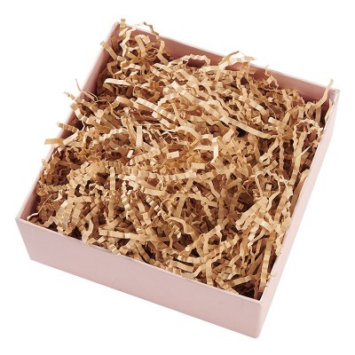 厂家批发木色褶皱牛皮纸无粉尘礼品盒填充物礼品包装波浪形拉菲草图3