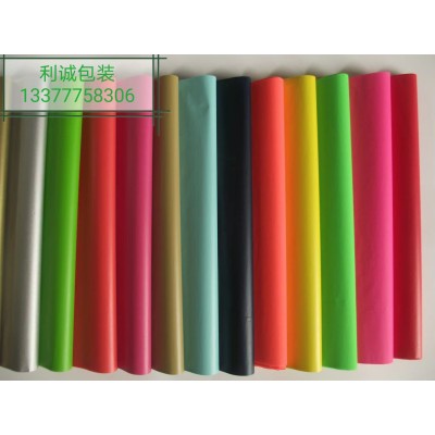 白色拷贝纸印刷logo图案 彩色雪梨纸印刷 各色礼品防潮包装纸图2