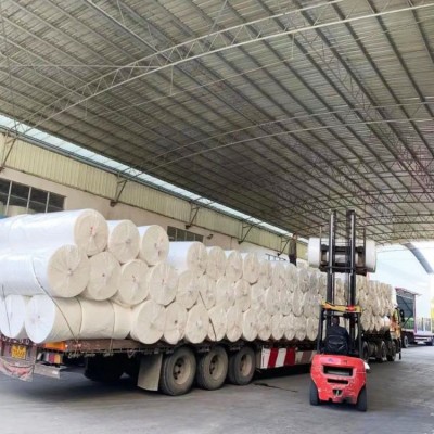 原纸餐巾纸卫生纸手帕纸面巾纸小卷卫生大轴纸整车集装箱出口批发图2