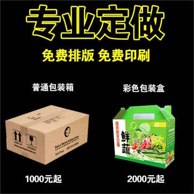 纸箱定做订制包装盒子飞机盒免费排版印刷生产厂家瓦楞纸板箱彩盒图2