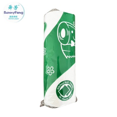 山东厨用卷纸厂家出口厨房用纸加厚吸油纸油烟机吸油纸料理纸批发图2