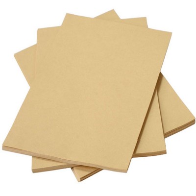 A4黄色牛皮纸 a4牛卡纸 80克100克 纸桨牛皮包装纸吸油纸 中药纸图5