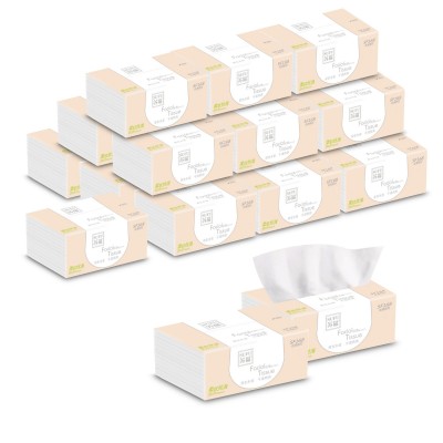 苏福丝滑系列抽取式印花面巾纸400张10包酒店加油站商用定制图2