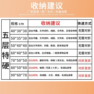 纸箱纸盒搬家纸箱五层纸箱批发快递箱快递盒快递纸箱大纸箱子紙箱图2