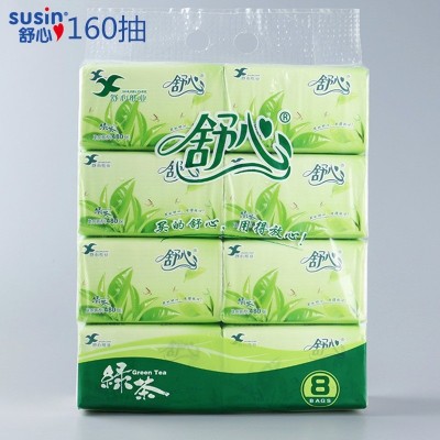 8包一提装纸巾家用卫生纸出口面巾餐巾纸包邮手纸抽厂家批发抽纸