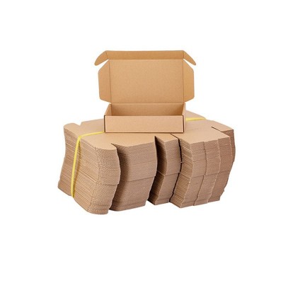 飞机盒子长方形扁平纸箱子服装特硬打包包装快递盒定购纸盒图5