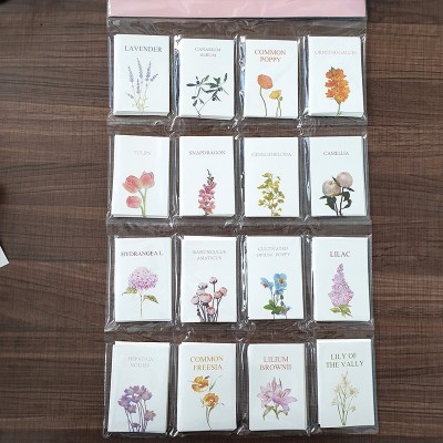 创意简约鲜花店留言贺卡diy折叠生日清新七夕祝福商务寄语小卡片图4