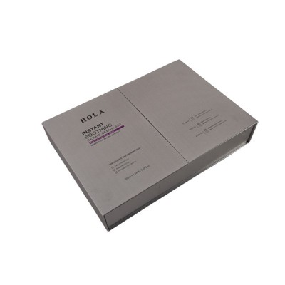 银卡磨砂化妆品左右开礼盒各类UV工艺包装纸盒订制源头厂家直供图2