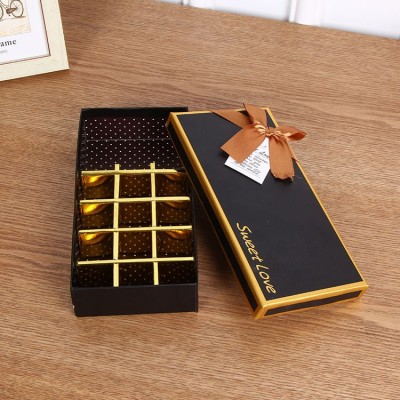 厂家直销77格 缎带蝴蝶结巧克力包装 香皂花盒 可加印logo