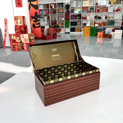 厂家化妆品包装盒高端礼盒定制彩盒护肤品双开盒定做翻盖送礼高档图3