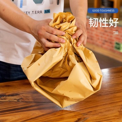 【现货】食品级烤鸭包装纸烧鸡烧鹅熟食防油淋膜打包牛皮纸图5