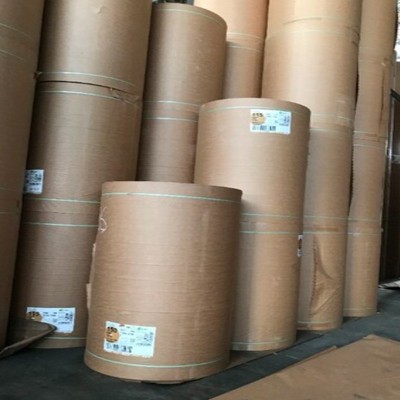 俄罗斯牛皮纸批发木浆牛皮卡纸印刷包装盒大卷筒黄色牛皮纸80g图2