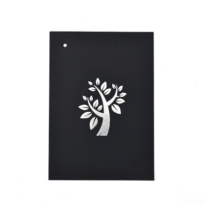 厂家供应80g-700g黑卡纸 双涂黑卡纸 单涂黑卡 350克透心黑卡图2