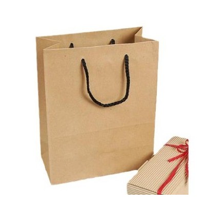 现货环保牛皮纸纸袋手提袋礼袋全木浆克拉力好 印刷效果佳图4