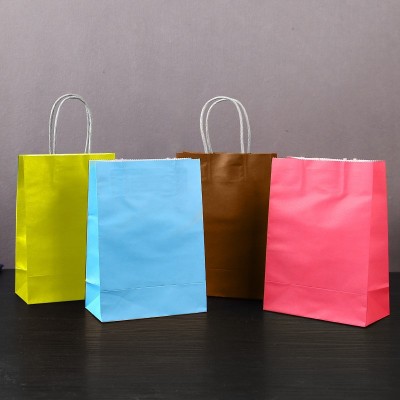 工厂直销牛皮纸袋手提袋定制 外卖打包手提袋定做 可降解牛皮纸袋图5