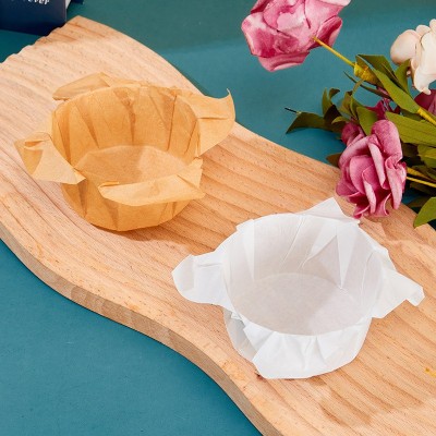 食品级耐高温圆形不沾蛋糕底托 一次性烘焙面包托 巴斯克蛋糕杯图4