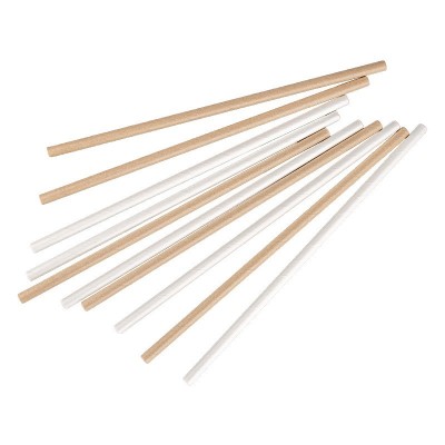 现货奶茶吸管一次性纸质可降解单支包装耐高温加厚加平食品级盒装图3