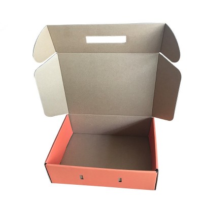 特硬瓦楞纸双面彩印饰品飞机盒纸盒彩色飞机盒定制内衣服装包装盒图2