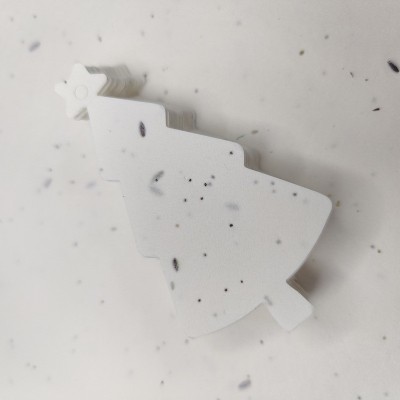 现货种子纸种子卡片定做可生物降解发芽开花手工环保纸艺 术纸定制图3