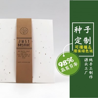 植物水果异形种子纸可种植发芽创意彩绘艺术纸手工DIY趣 味特种纸图4