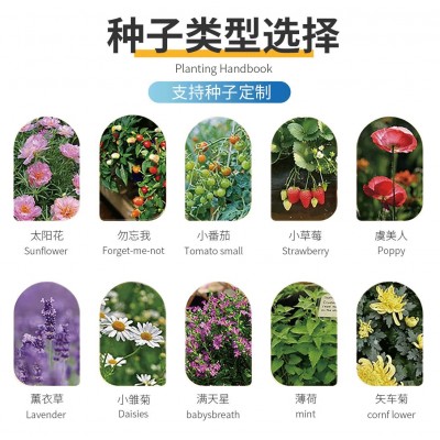 环保印刷种子纸 可发芽专属明信片节日贺卡邀请函凹印艺术种子纸图6