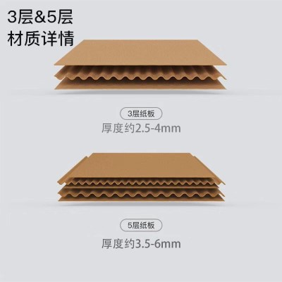 特硬搬家箱 纸箱子特大加厚五层淘宝大号快递箱打包现货批发 包邮图3