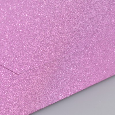 跨境【亚马逊】纯色手提袋闪光金葱礼品袋 LOGO不掉粉包装纸袋图3