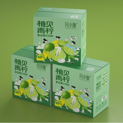 饮料包装彩箱来图定制通用饮料包装彩箱精美礼盒包装瓦楞盒批发图2